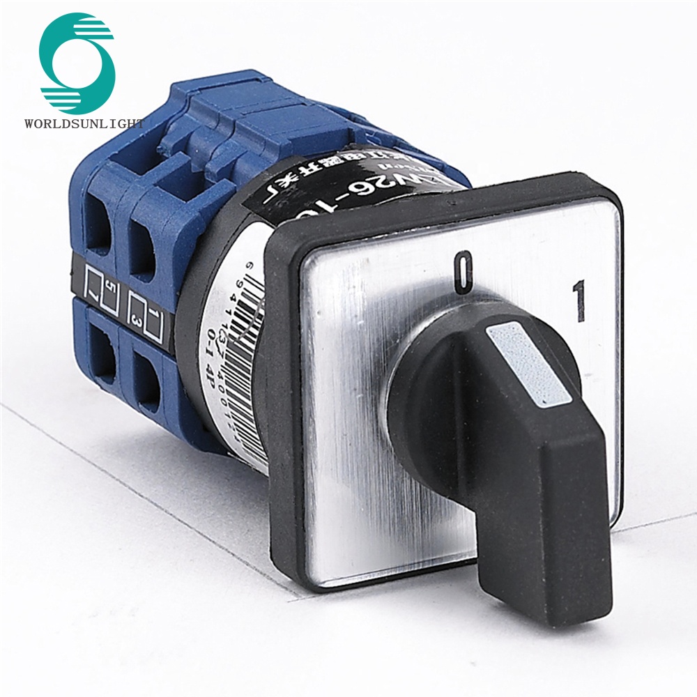 CE approved IP65 LW26-10 2 poles 3 poles 4 poles 10A cam switch