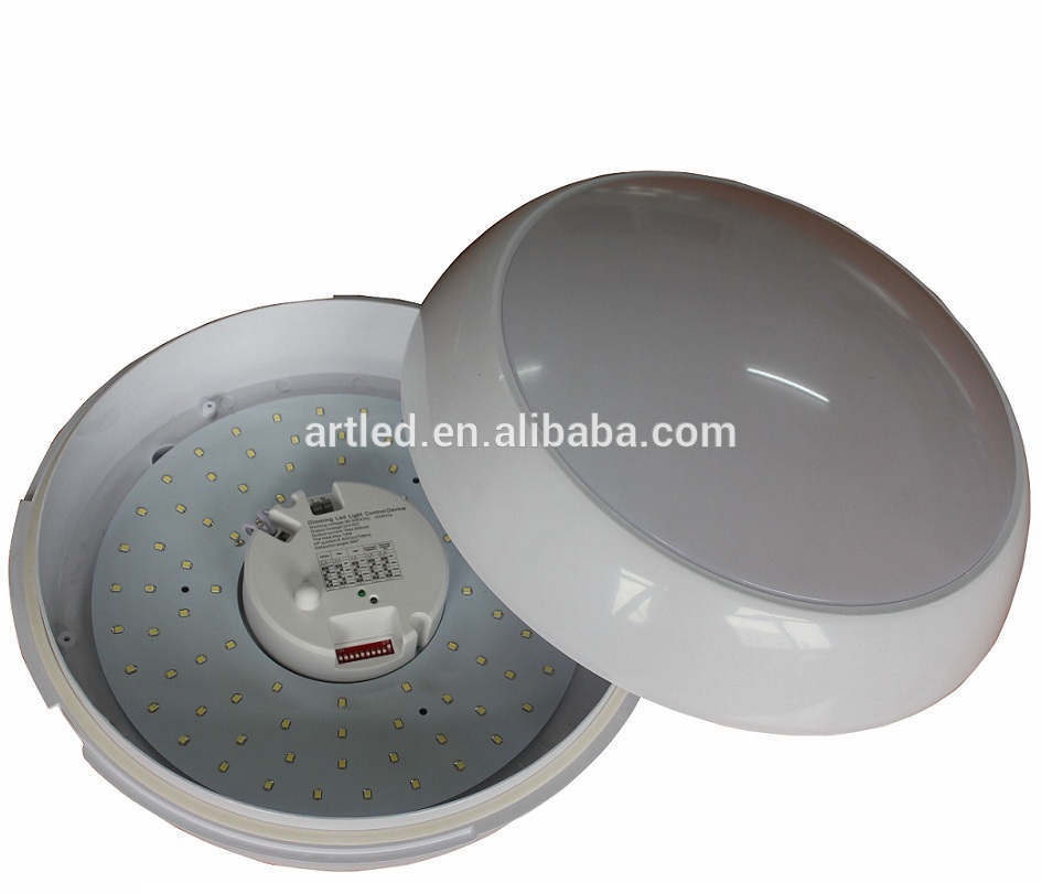 IP65 14W 1200lm motion sensor led ceiling lights bulkhead lights