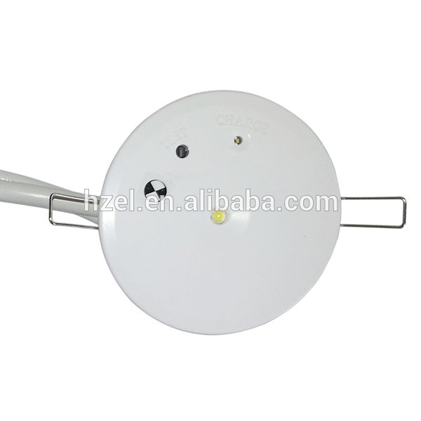 CE Approval Zhuiming Ni-cd Battery LED Emergency Downlight