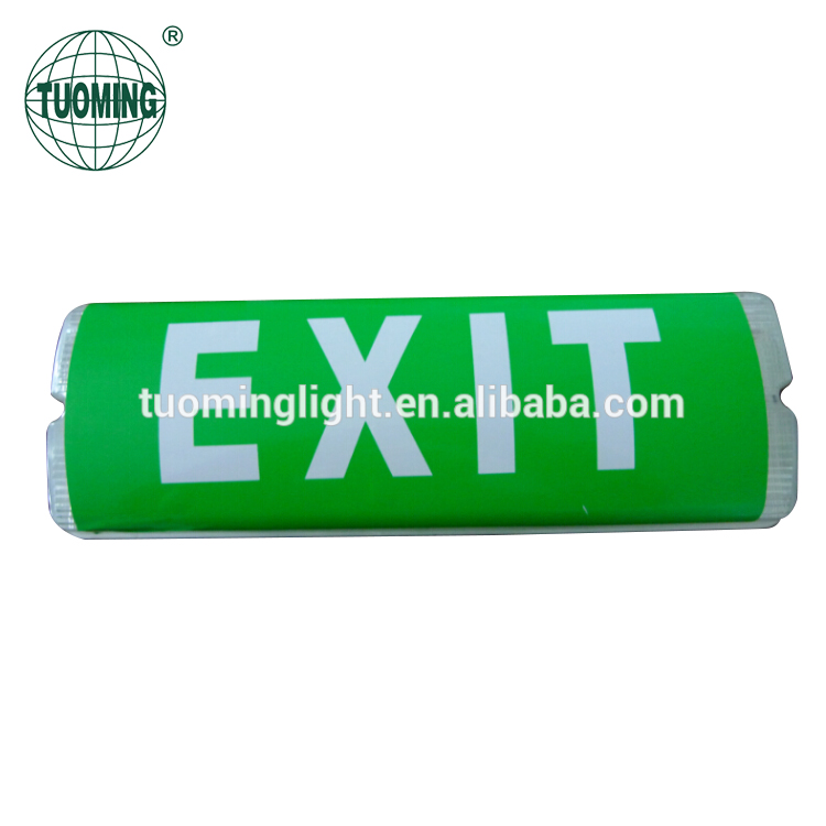 PC+ABS material led emergency ceiling light with exit sign