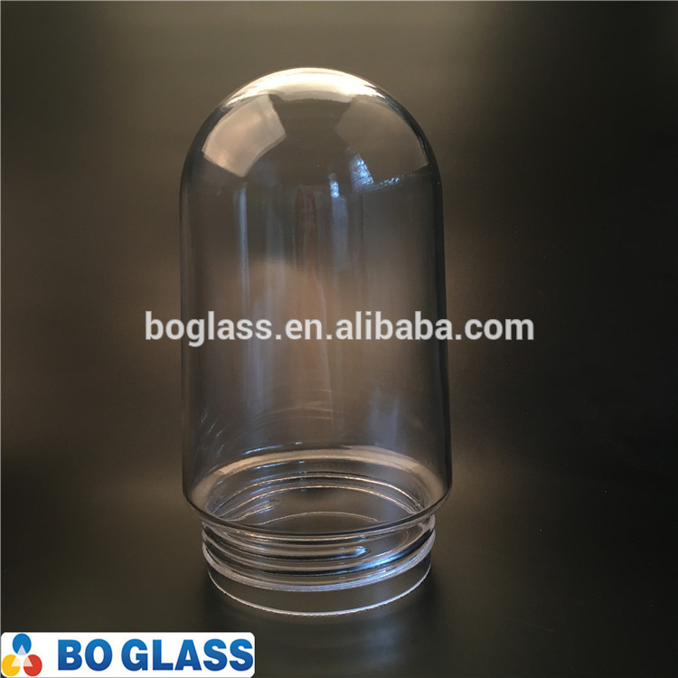 Customized Hand Made Blown Clear Glass Thread Lamp Shade