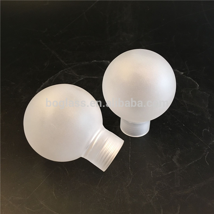 Clear/frosted dia 55mm glass globe, glass ball, glass lamp shade