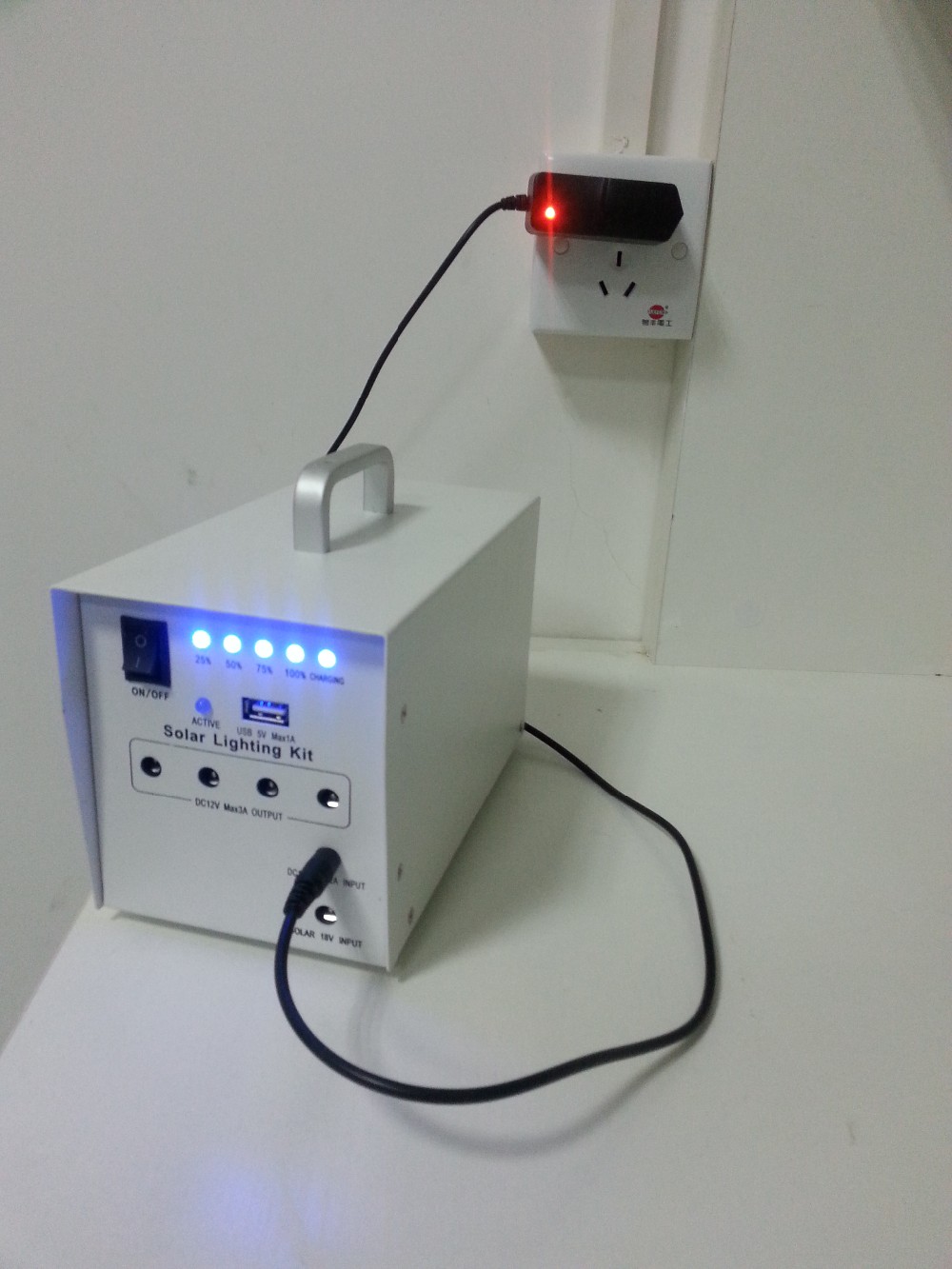 10 watt portable DC output solar energy systems for home with USB