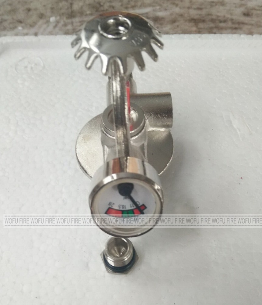 Sprinkler head valve for Suspended fire extinguisher