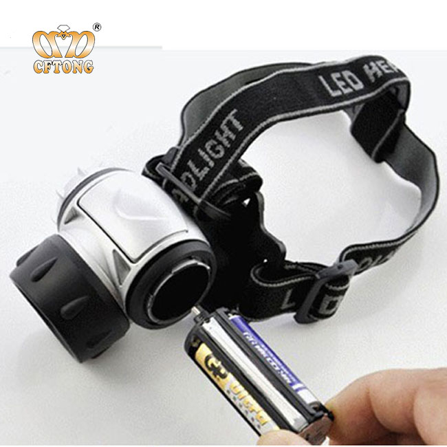 Outdoor Moving Light weight Fishing Camping Hunting Led Headlamp Energy-saving Light Powerful 9led Head Torch