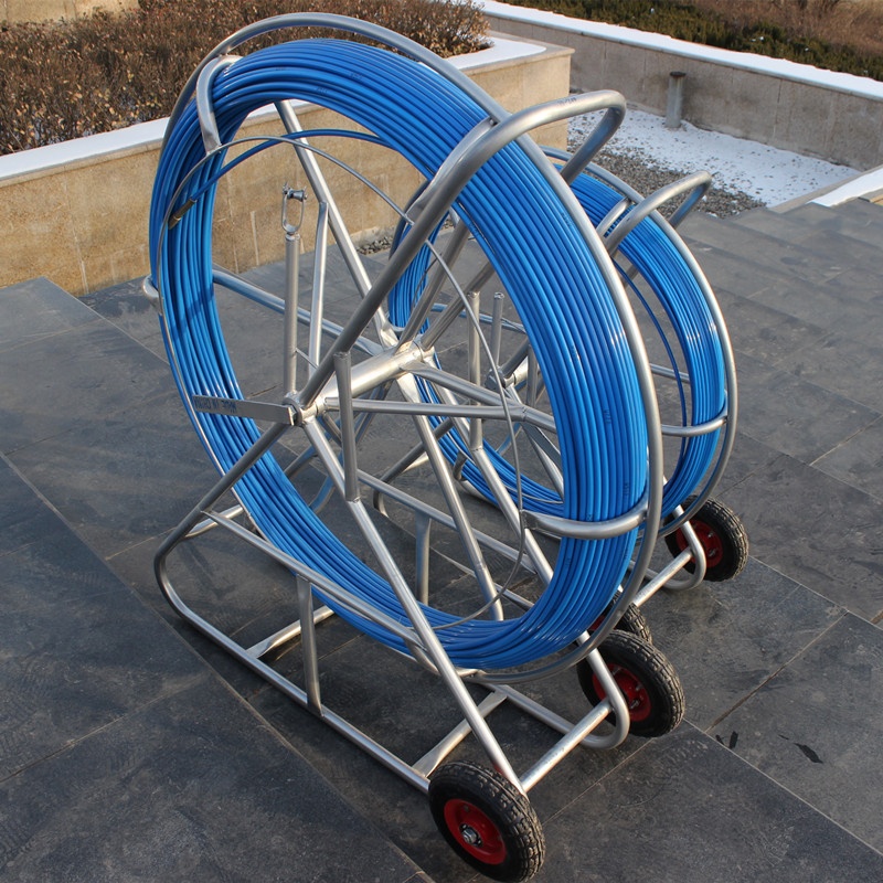 frp conduit snake duct rodder 11mm fiberglass traceable duct rodder