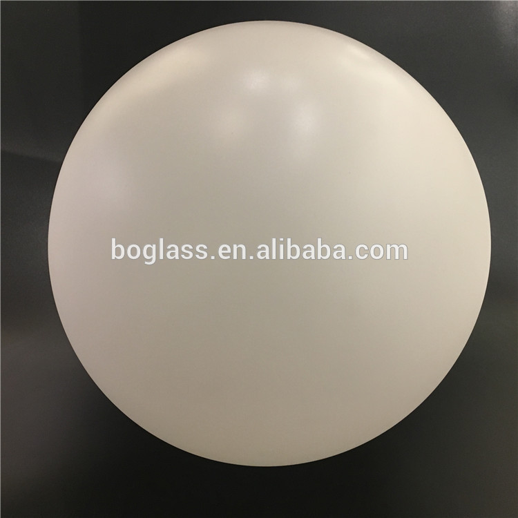 Hot Sale Opal White Glass With Inside Thread Led Lamp Shade Glass Ball Cover