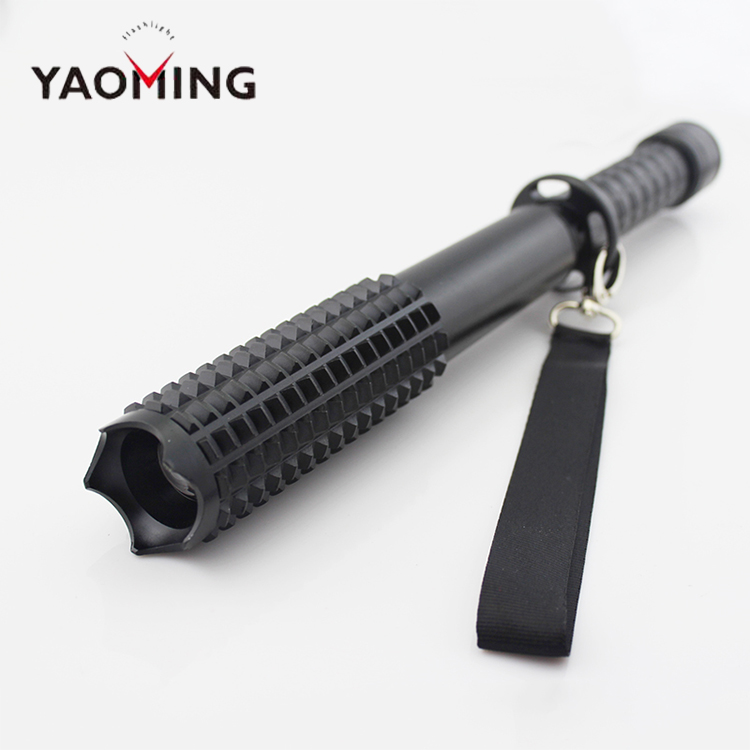 Self-defense baton rechargeable security led flashlights