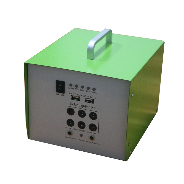40w mini solar home system battery panel mobile charger