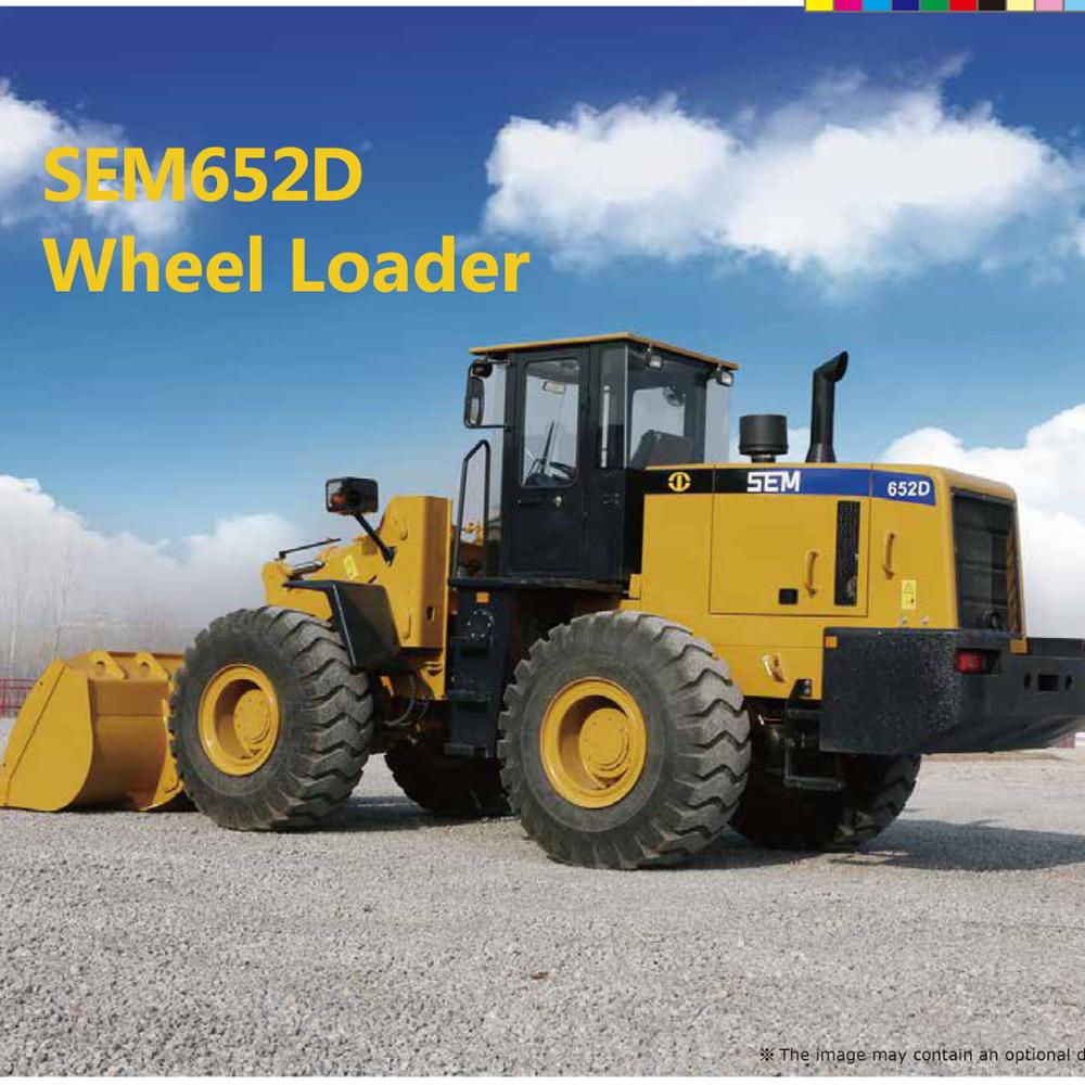 SEM 5T loading capacity 652D front wheel loader