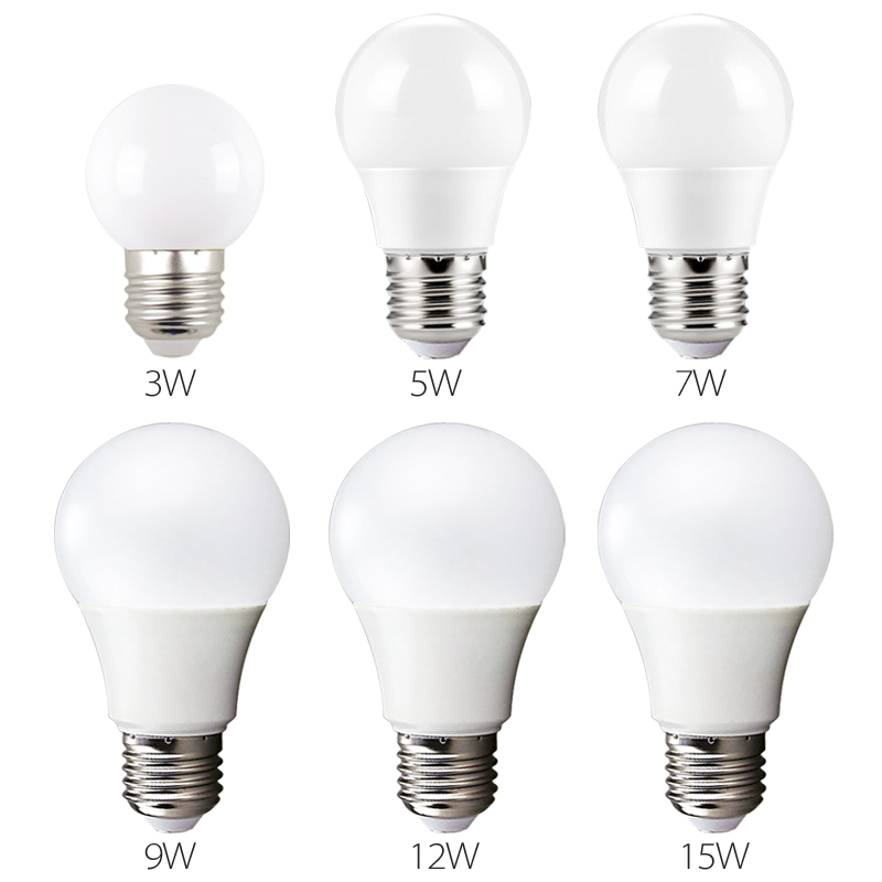 30000H lifetime intelligent led bulb AC85-265V 5W 7W 9W 12W rechargeable light Automatic Charge emergency light led