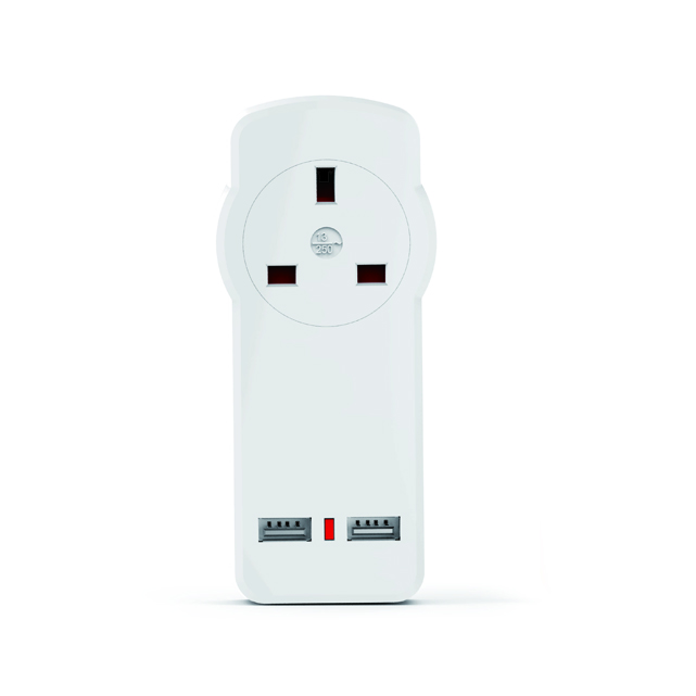 Extension Adapter Surge Protector with USB Ports