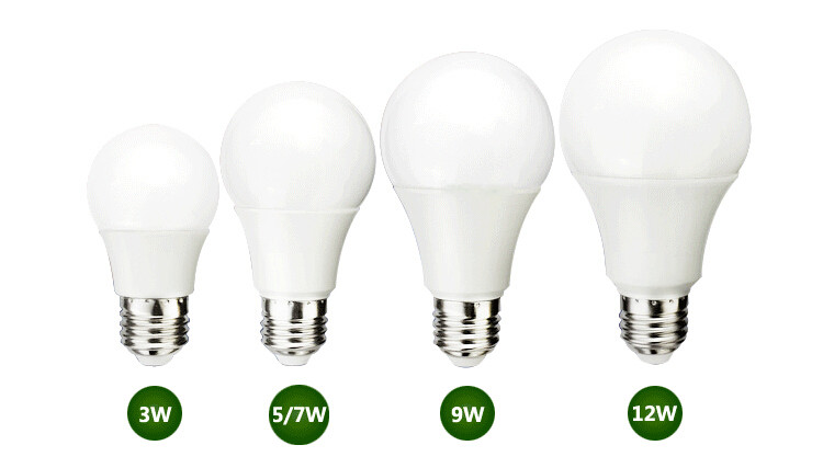 7w 9W 12w E27  Full Automatic Induction LED Sensor Light LED Bulb