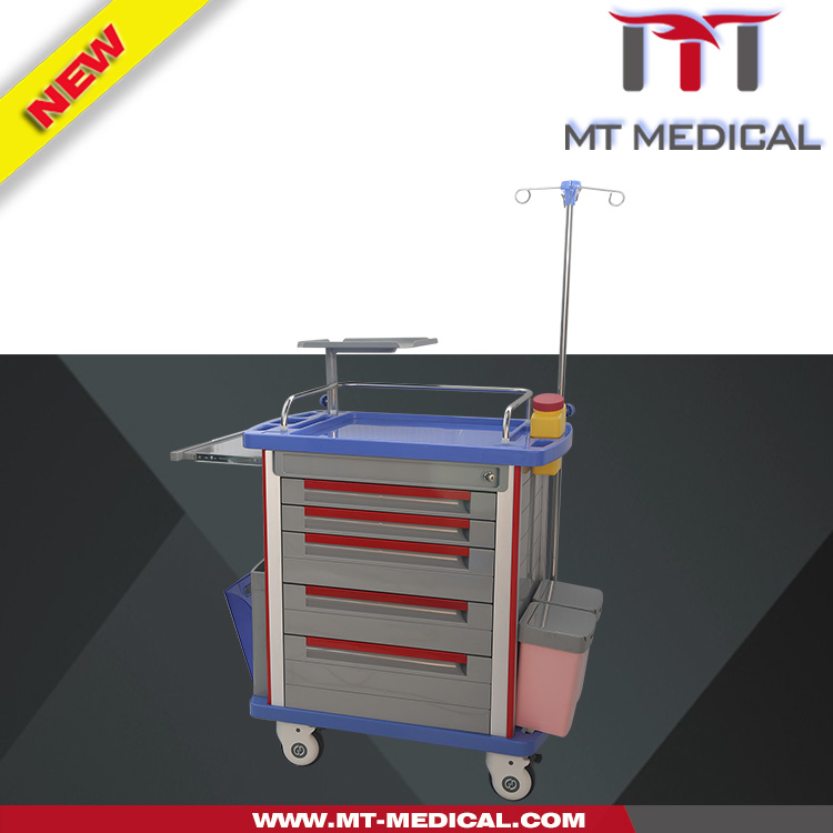 Emergency Trolley equipment Function emergency crash Cart Trolley for Hospital