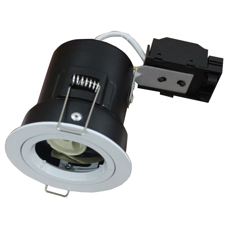 Die-casting tilted GU10 led fire rated down lights