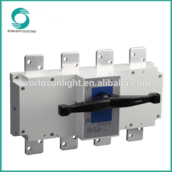 SGL series high quality 63A,100A,250A,630A,1600A,2500A load break isolating disconnect switch