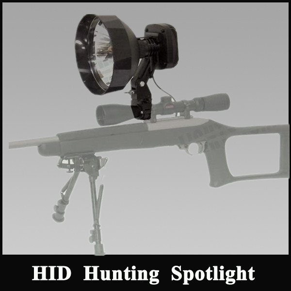 HID scope mounted spotlight green/red hid night hunting gun light fox shooting light