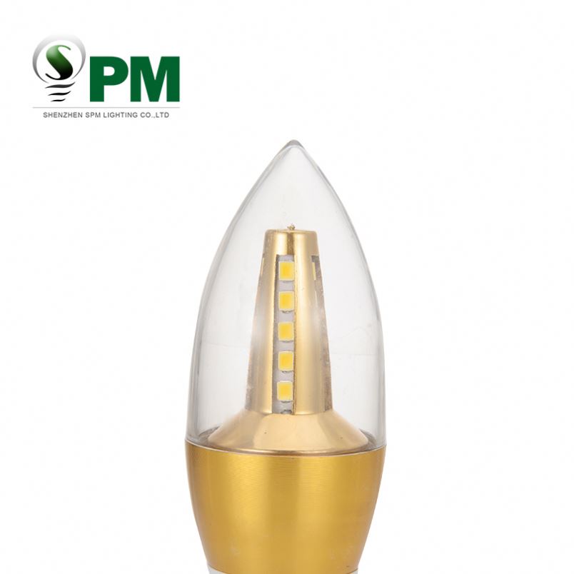 Hot selling e14 led candle lamp 5w led candle light e14