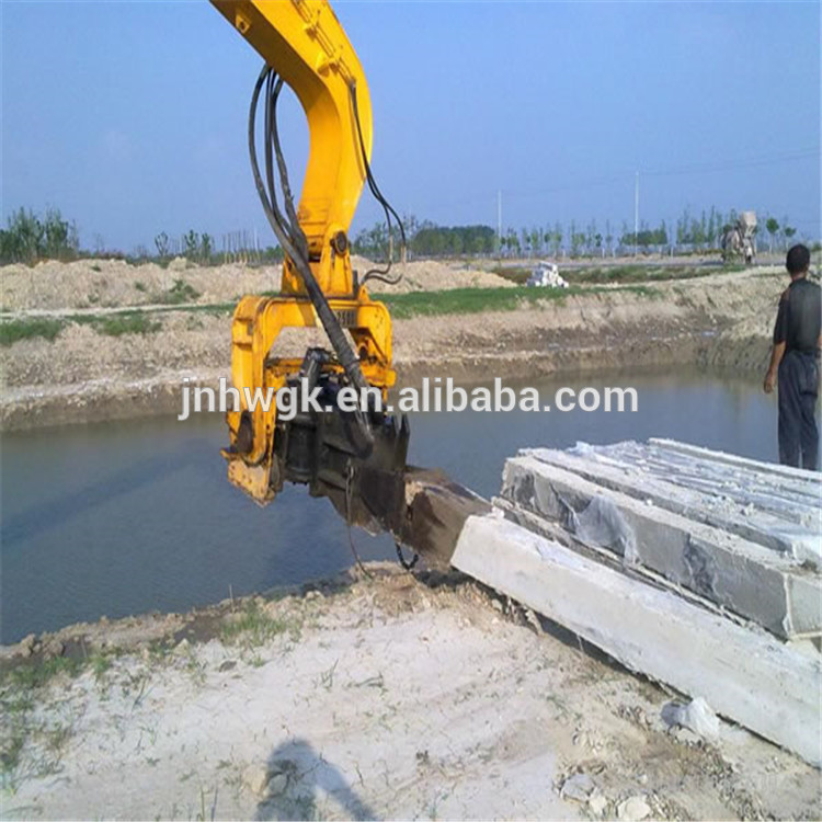 Portable Vibrating Hammer Piling Machine