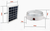 Solar Powered Wall Mount LED Light Outdoor Garden