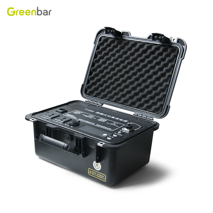 Greenbar wholesale 1000W rechargeable waterproof portable battery power supply