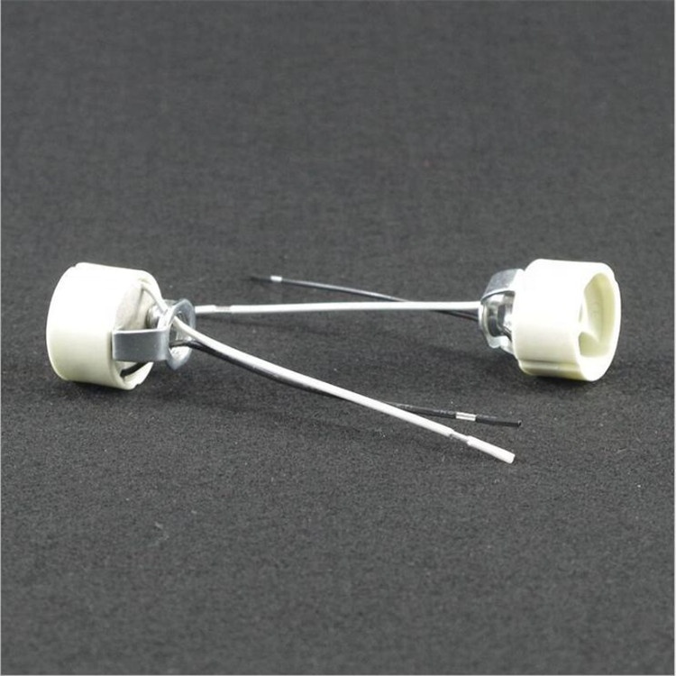 GU10 Ceramic Lamp Holder lighting Base socket with m10 screw Bracket