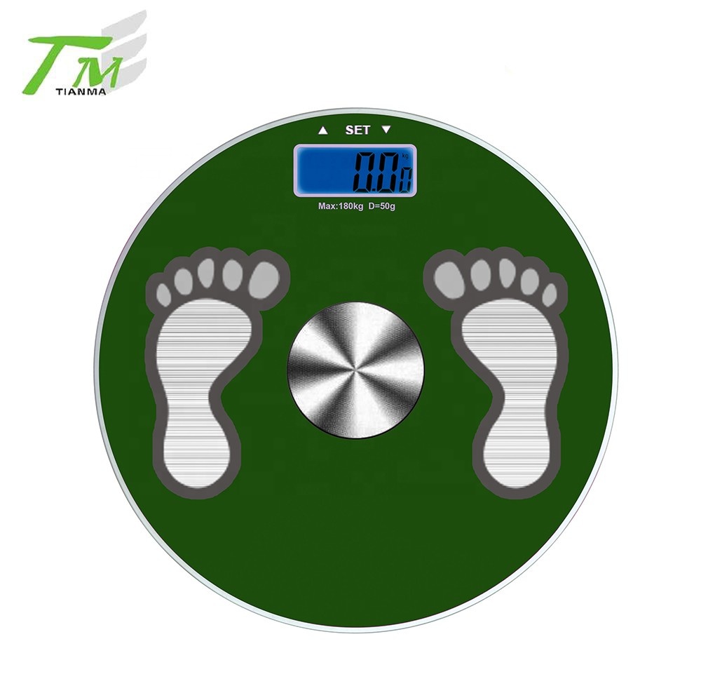 180kg or 396lb round bathroom scale personal body fat scale household scale