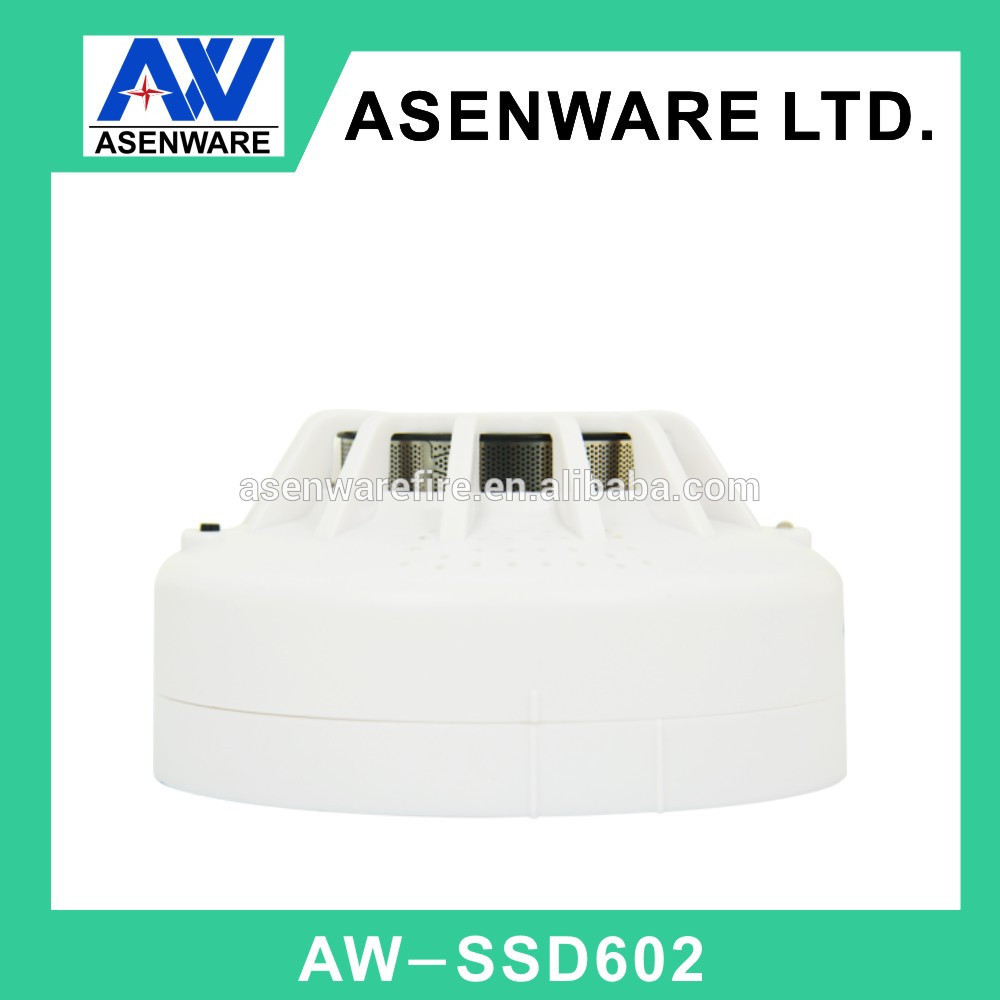 High-sensibility 9V battery smoke detector wireless standalone sound flash alarm