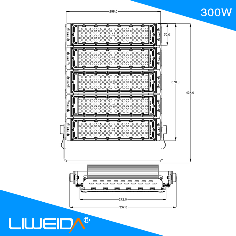 IP66 Super Quality High Lumen Street Lamp with 60 90 120 degree lens  Waterproof  LED Tunnel Street Light