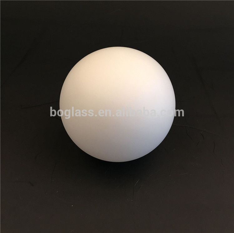 Frosted opal shinny/matte white ball light lamp cover/ milk sandblasted glass lighting ball