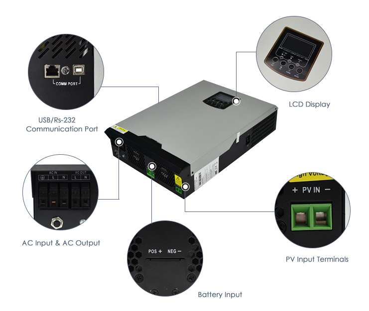 High Quality Solar On Grid Tie Inverter, Pure Sine Wave Inverter