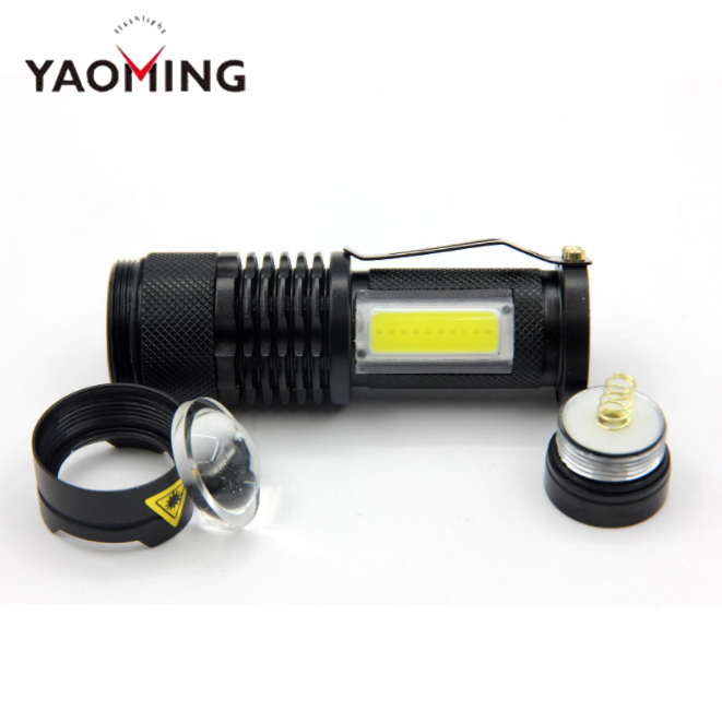 2018 New product china supplier COB +XPE high power rechargeable outdoor led flashlight