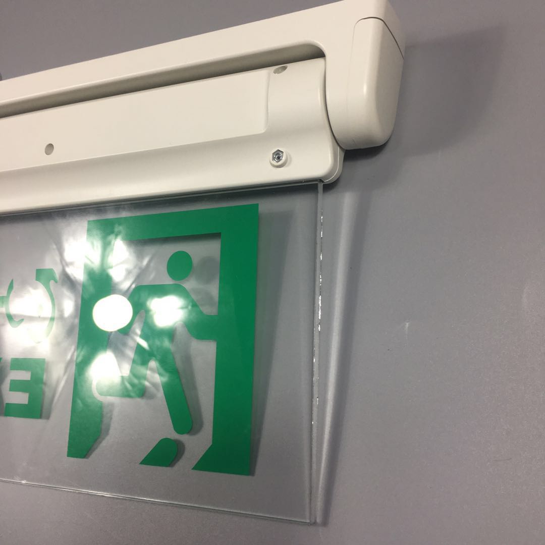 Wall Mounted Rechargeable Emergency Sign Exit Led Light with Arabic