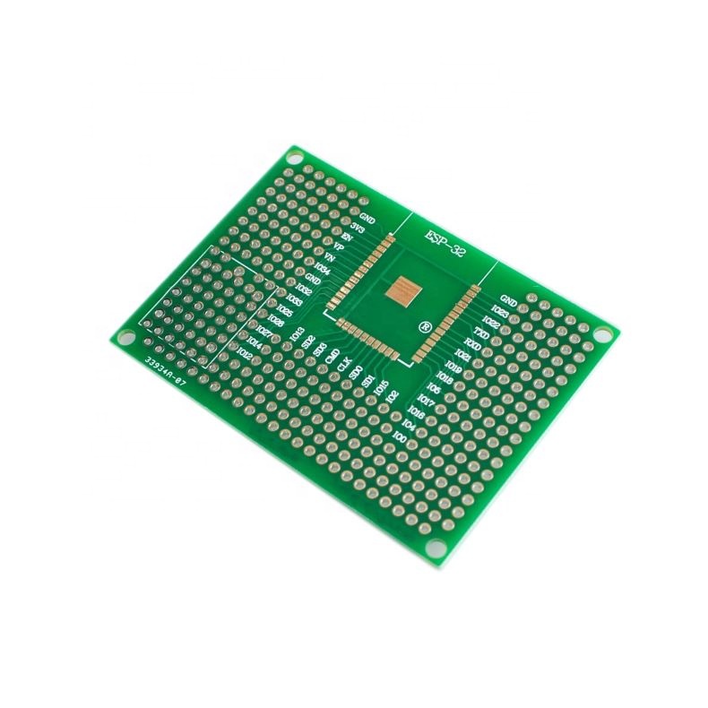 5X7CM Double Side Prototype PCB Breadboard Universal Board For R3 ESP8266 WIFI ESP-12F ESP-12E ESP32S ESP32 50x70mm