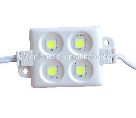 High quality 12V 4led smd 5050 injection led module white light