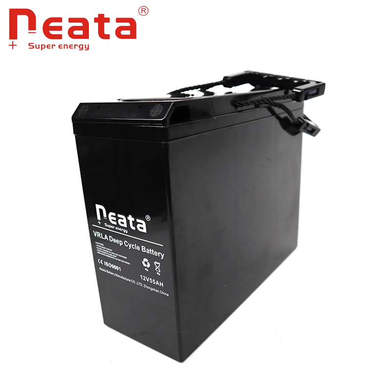 Deep Cycle Lead Acid 12V 55AH Solar Panels Battery for Solar Energy Systems