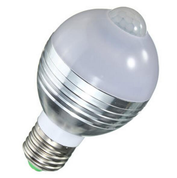 microwave sensor led bulb lighting outdoor 7w 5w e27 led sensor light bulb