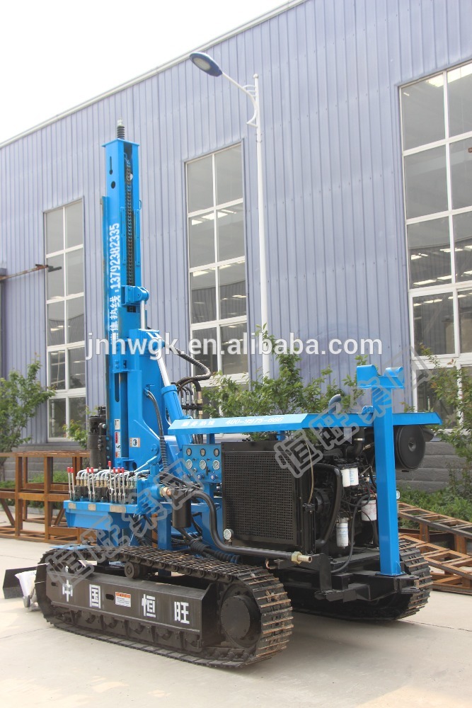 Small Wheels Hammer Pile Driver Tractor Pole Anchor Hydraulic Pile Driver For Sale