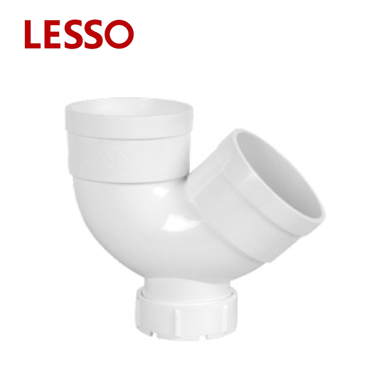 LESSO PVC Drainage Fittings 135 degree Elbow with Cleanout