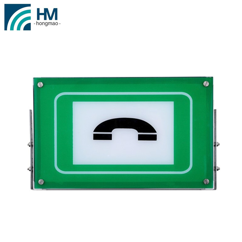 Power rechargeable ip65 304 stainless steel exit sign