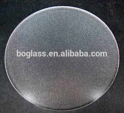 round low iron prismatic tempered glass/ ultra-white low iron glass