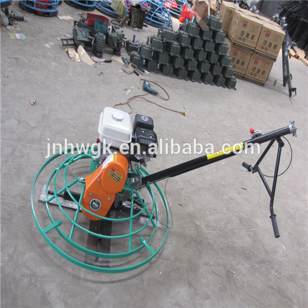 Gasoline Walk Behind Power Trowel , concrete pavement trowel machine
