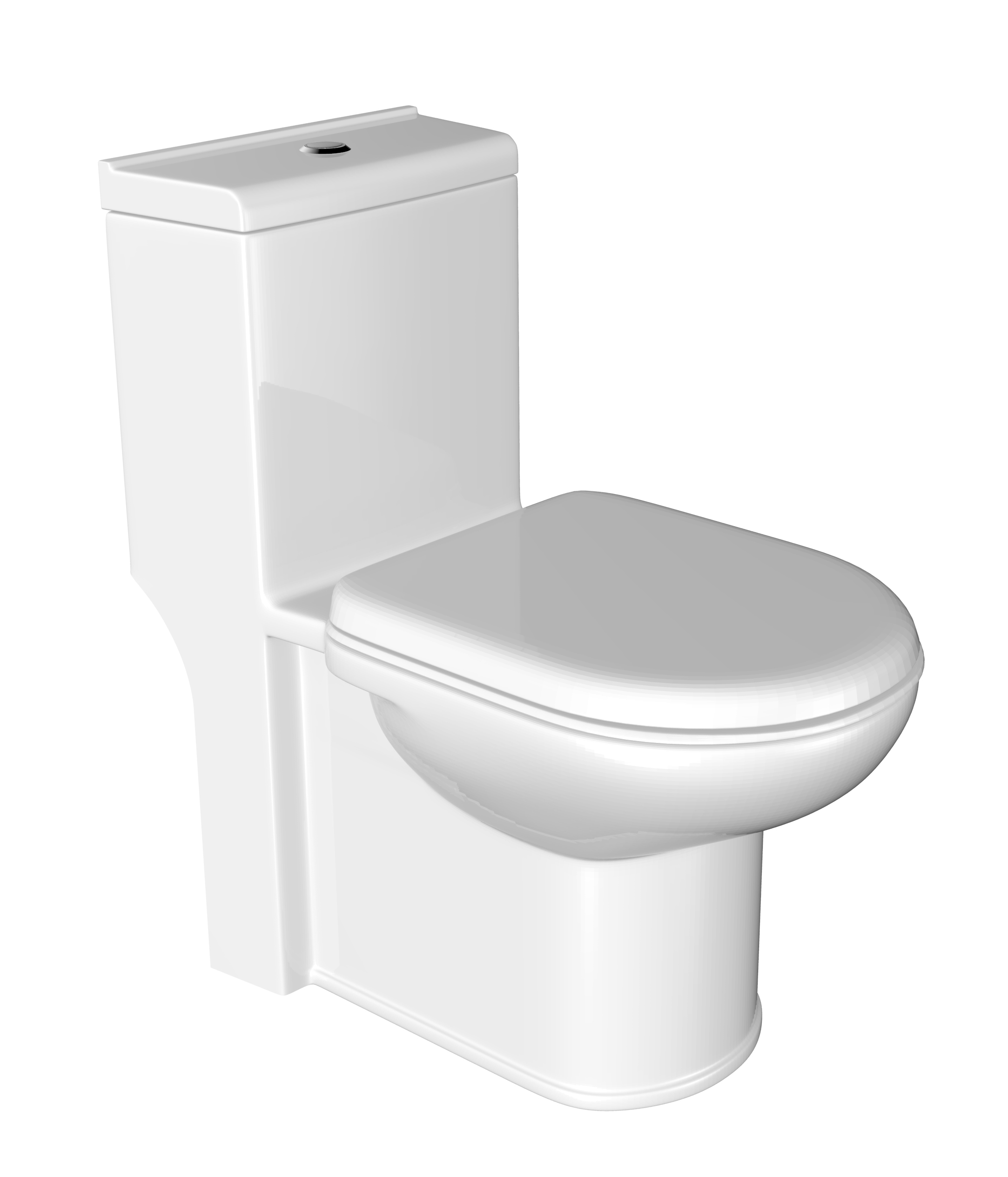 S-trap one-piece Toilet bowl for Thailand market