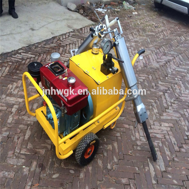 Stone splitter, rock splitting wedge, new hydraulic rock splitter