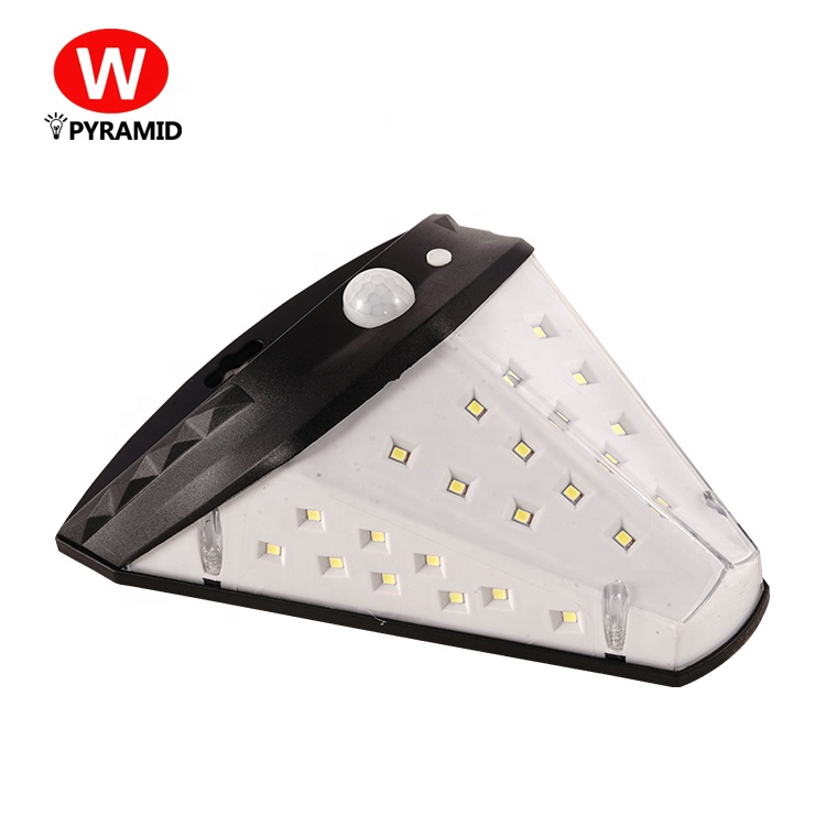 Best selling products  7W IP65 cool white light shape solar small wall lamp