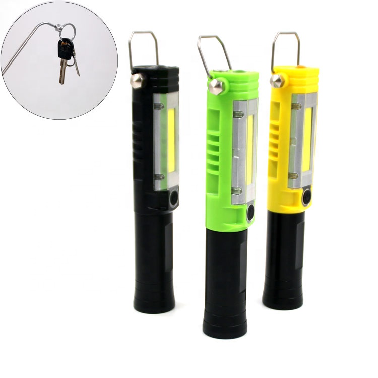 Inspection MULTI FUNCTION COB LED Work Light Car Garage Magnet with safety hammer Flashlight