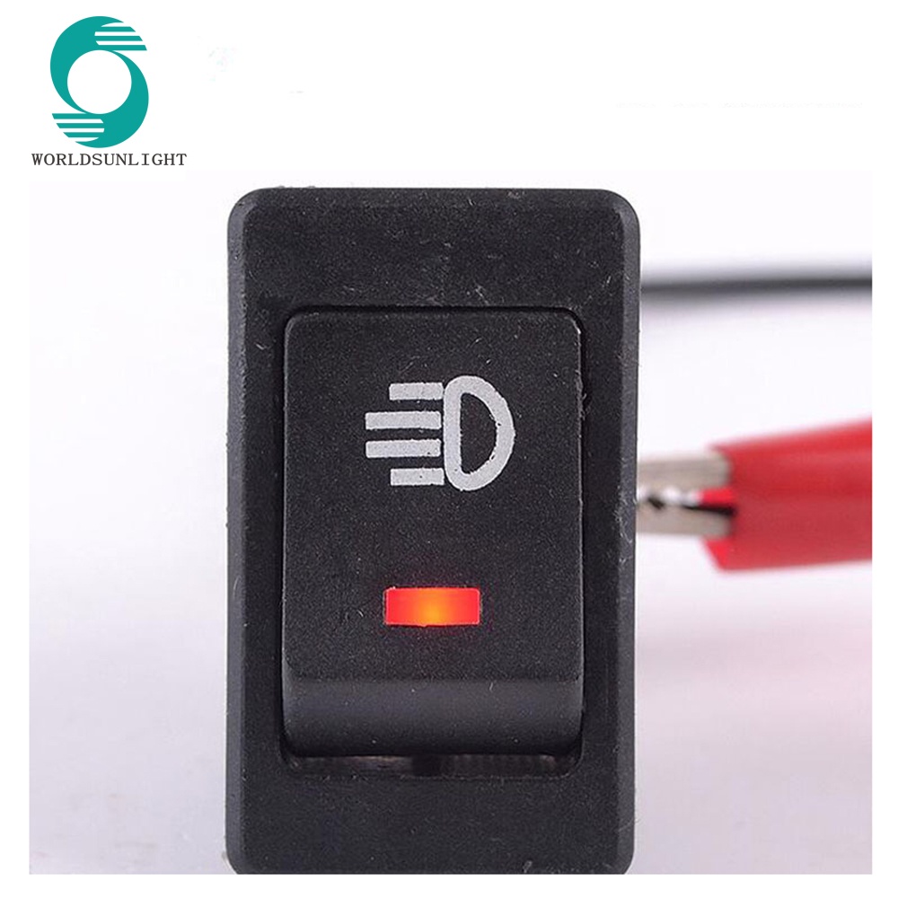 ASW-17D 12V 35A LED 4Pin Universal Car Fog Light Automotive Rocker Switch