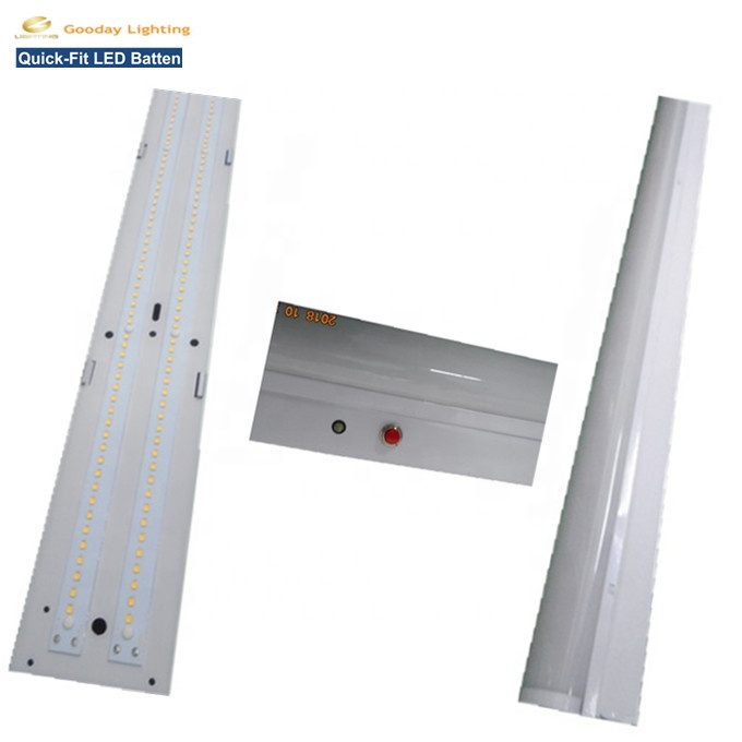 stair wall lighting 4ft ip20 batten 3 step easy install linear with remote control