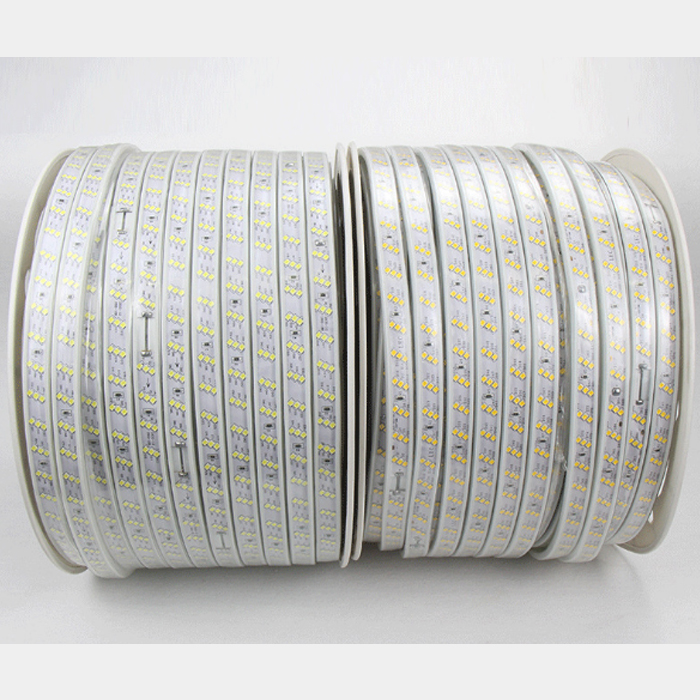 Waterproof rate ip67 waterproof three rows 220vled strip