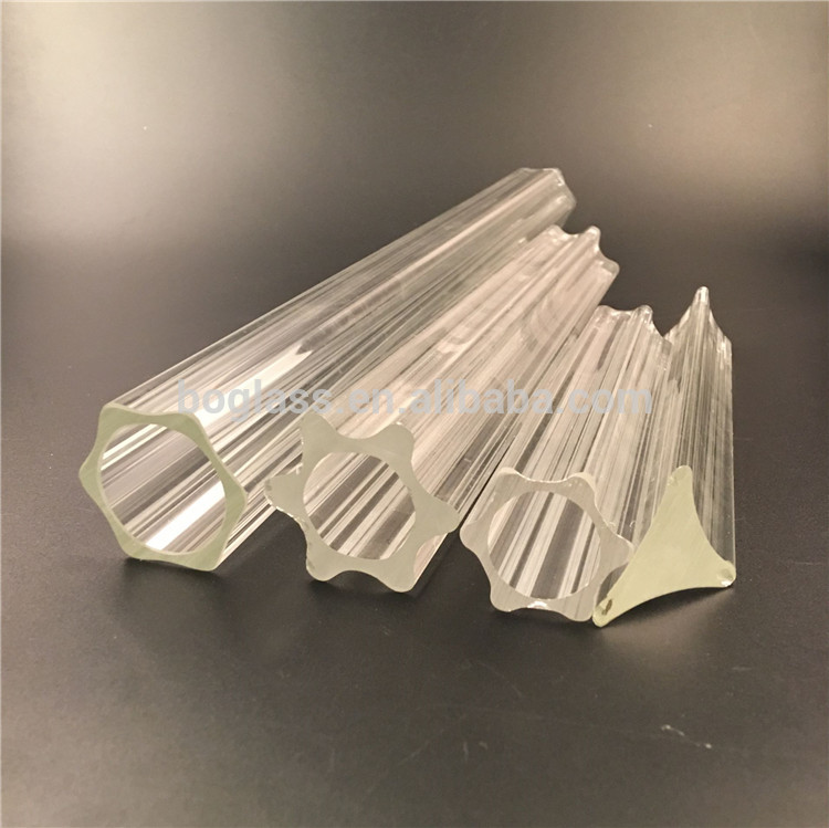 clear borosilicate glass pump flower tubes